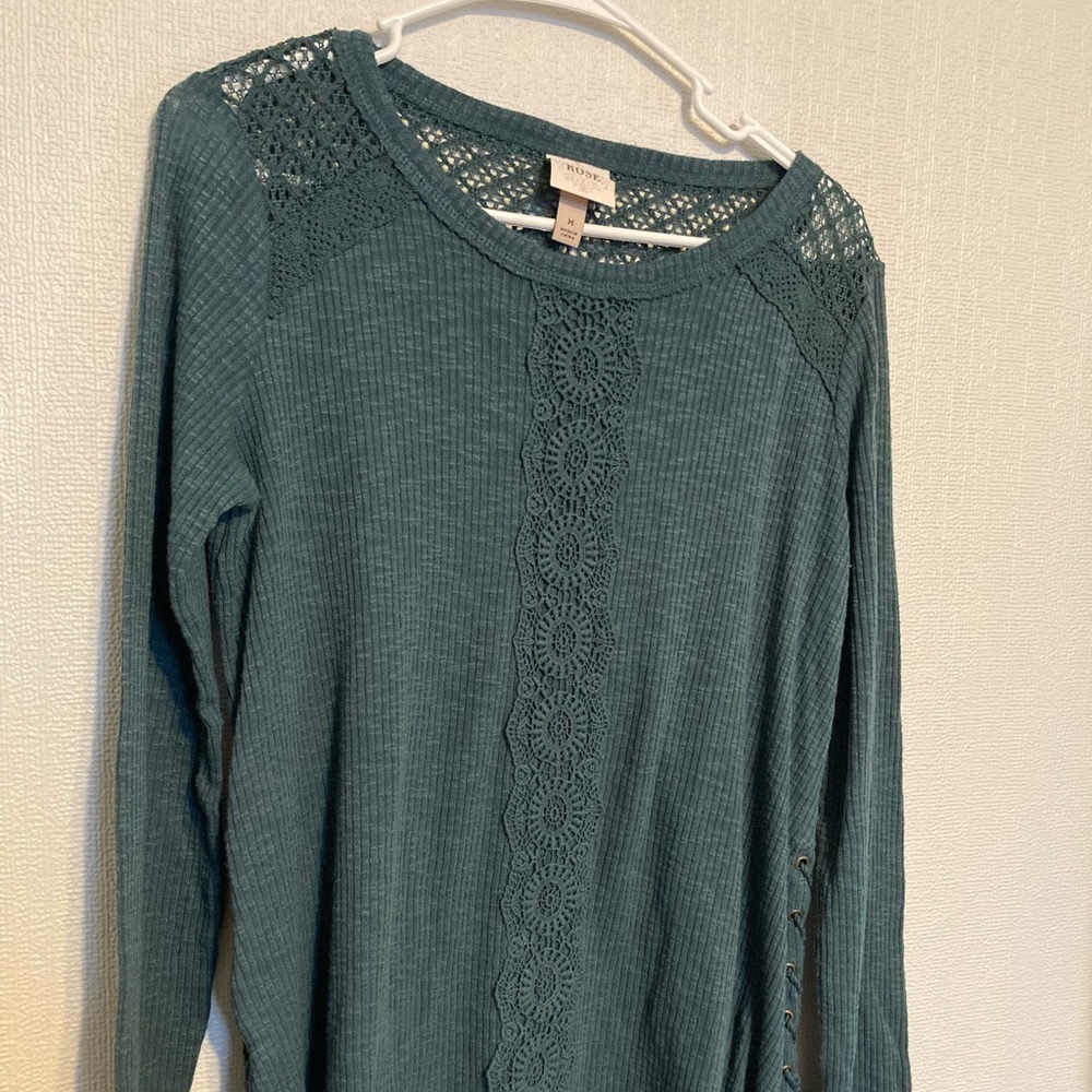 Knox Rose Detailed Long Sleeve Sweater